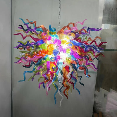 New Design Heart Shape Chandeliers Multicolor