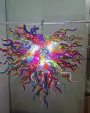 New Design Heart Shape Chandeliers Multicolor