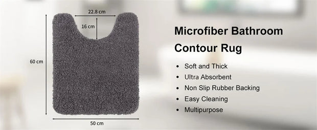U-Shaped Bathroom Rugs
