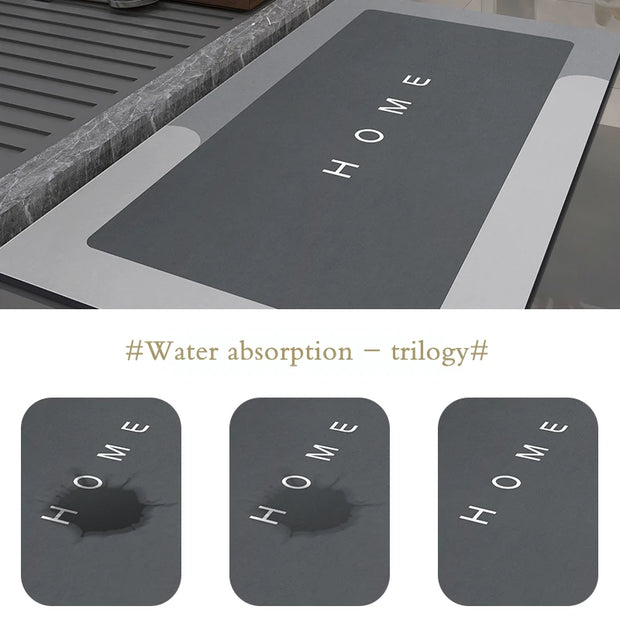 Toilet Rugs Entrance Doormat Washable