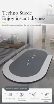 Toilet Rugs Entrance Doormat Washable