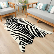 Modern Fur Animal Skins Natural Shape Carpets
