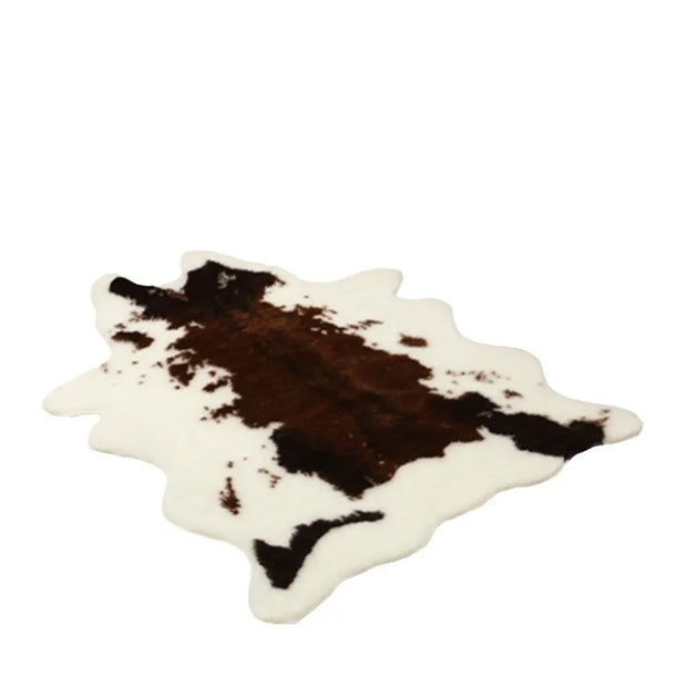 Modern Fur Animal Skins Natural Shape Carpets
