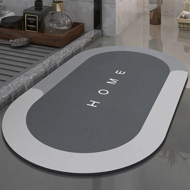 Toilet Rugs Entrance Doormat Washable