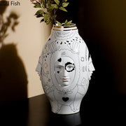 Facial Ceramic Vase