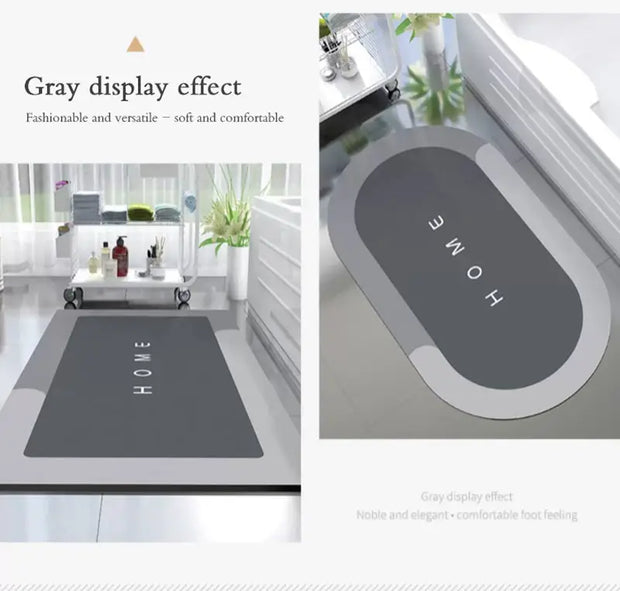 Toilet Rugs Entrance Doormat Washable