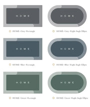 Toilet Rugs Entrance Doormat Washable