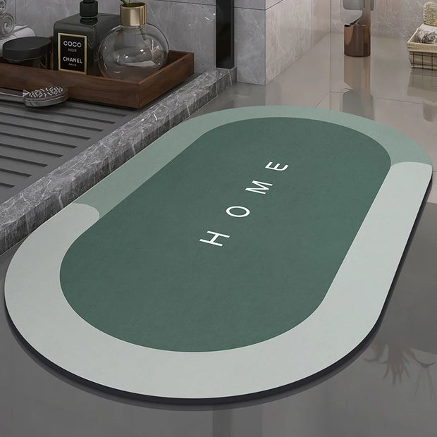 Toilet Rugs Entrance Doormat Washable