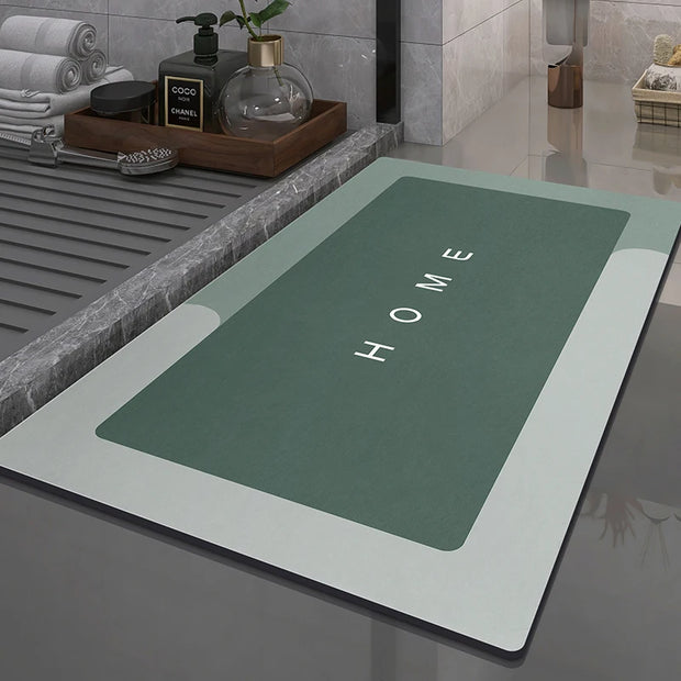 Toilet Rugs Entrance Doormat Washable