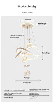 Modern Minimalist Restaurant Chandeliers Dining Table Lamps Bar Tables Bedroom