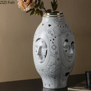 Facial Ceramic Vase