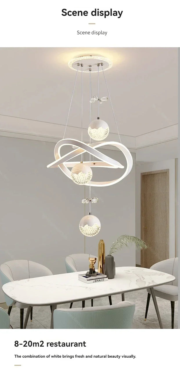 Modern Minimalist Restaurant Chandeliers Dining Table Lamps Bar Tables Bedroom